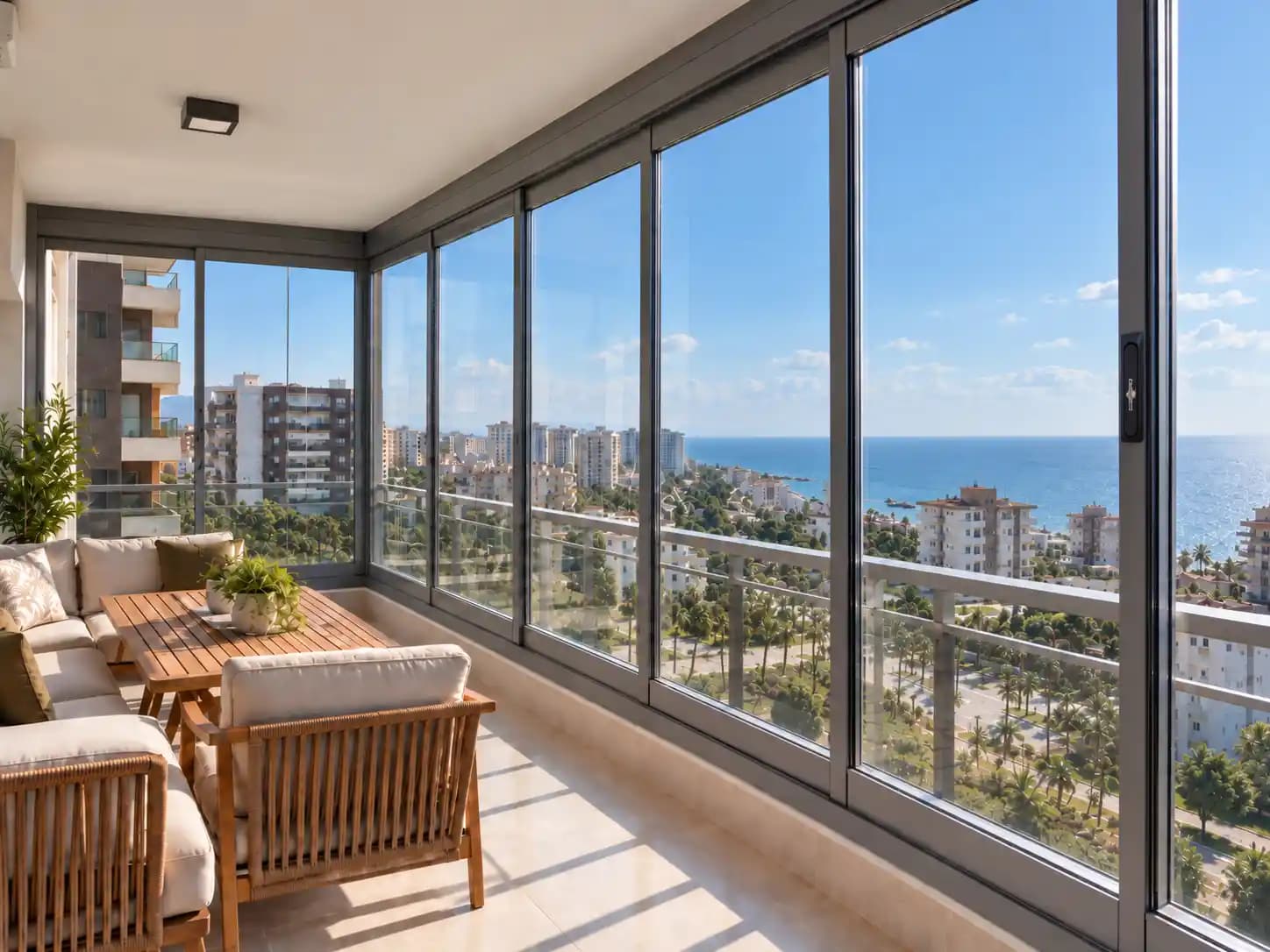 Mersin cam balkon sistemleri uygulaması